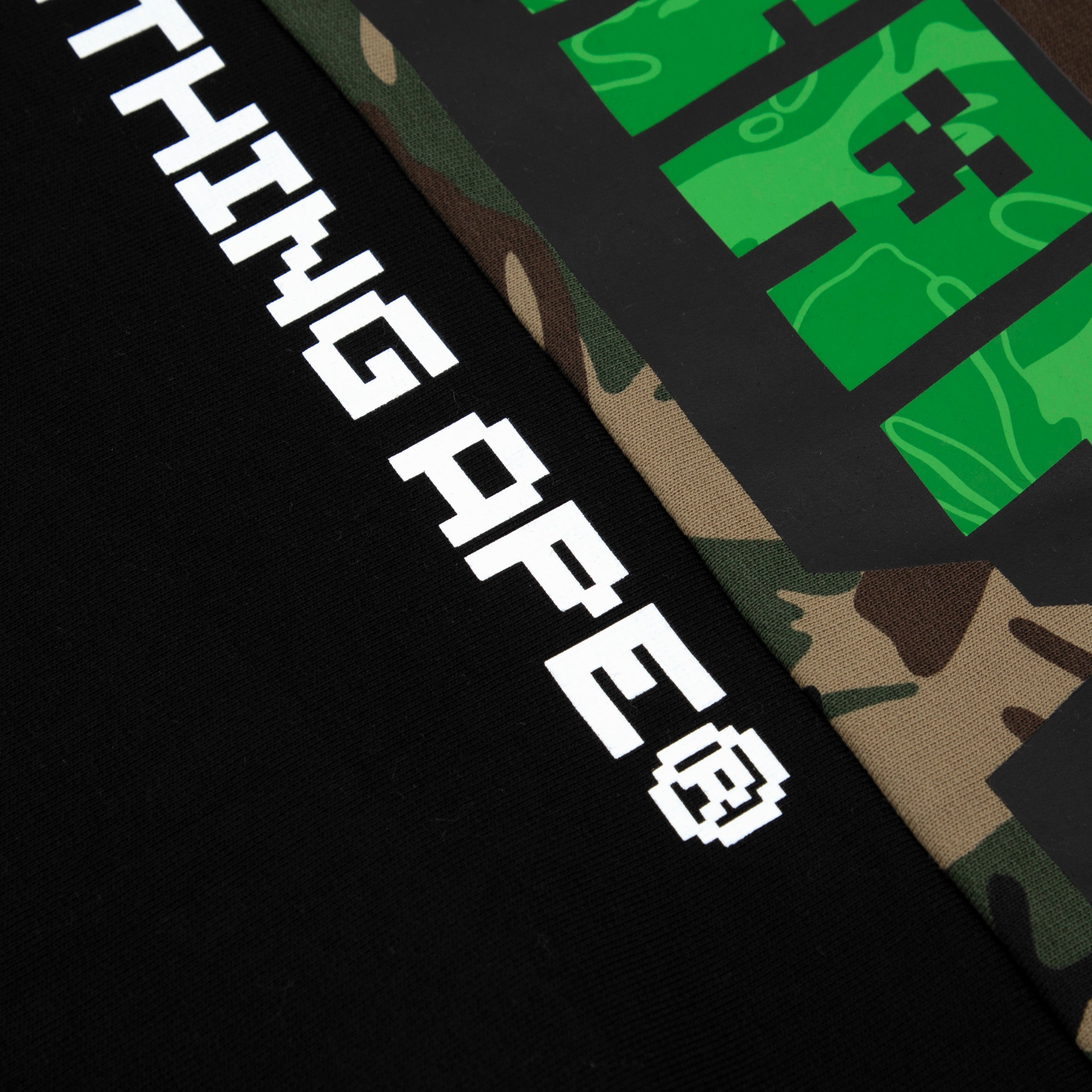 AAPE X MINECRAFT MOONFACE LOOSE FIT SWEATSHIRT