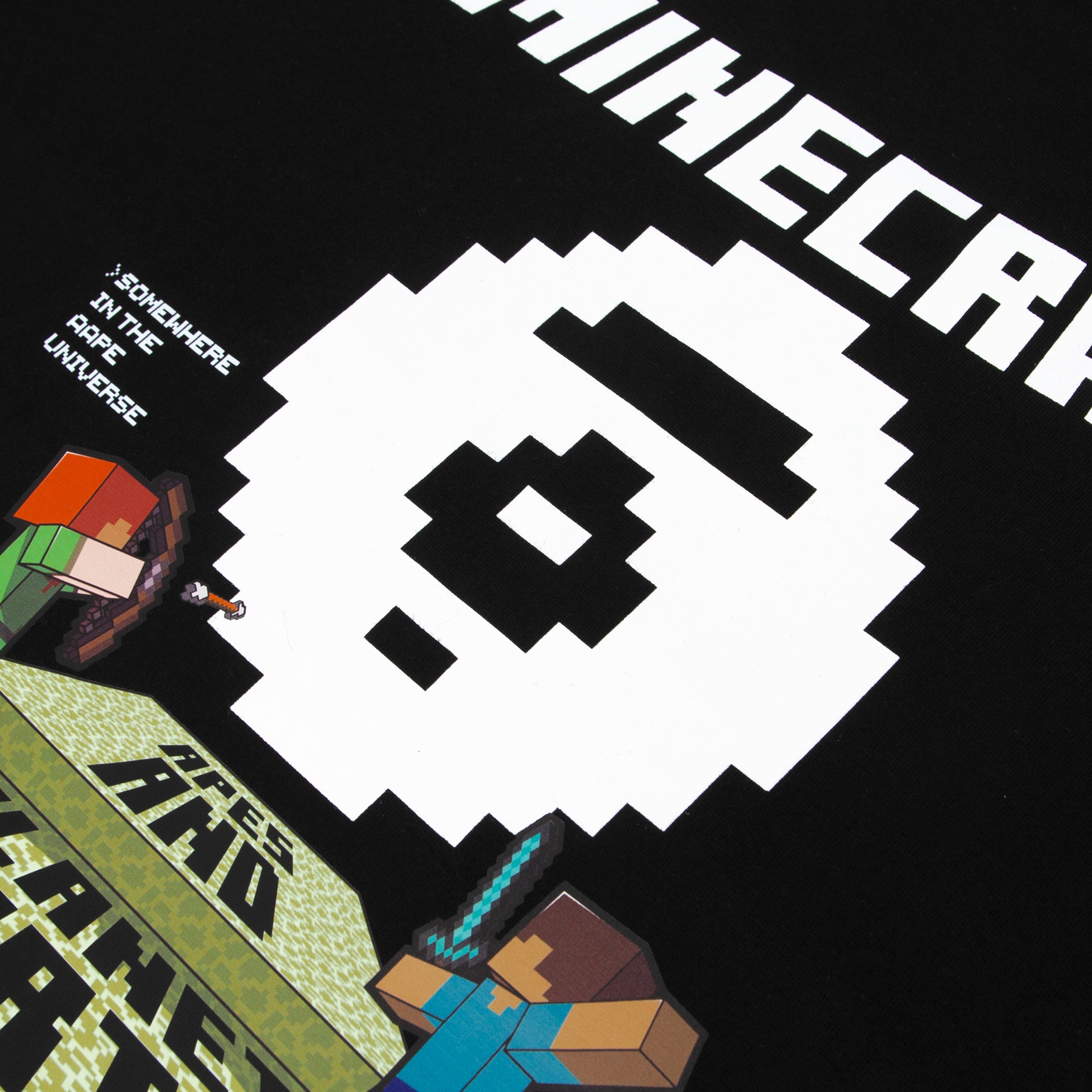 AAPE x Minecraft Logo Boxy Tee