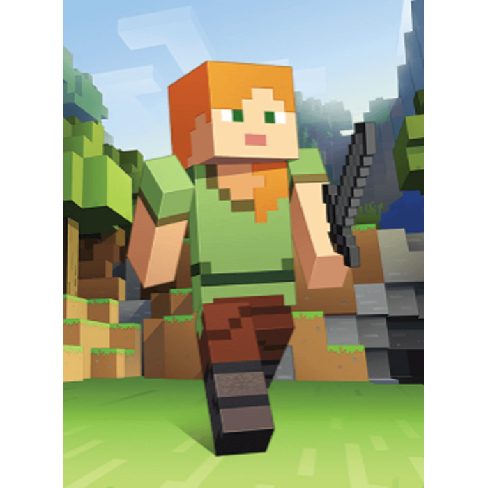 Minecraft Alex Cardboard Cutout Standee