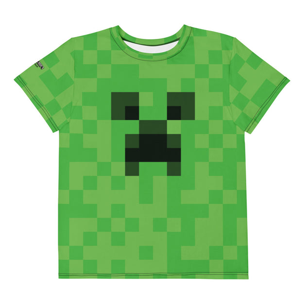 Minecraft Creeper Langarmshirt - Offizielles Merchandise Mit Creeper Aufdruck