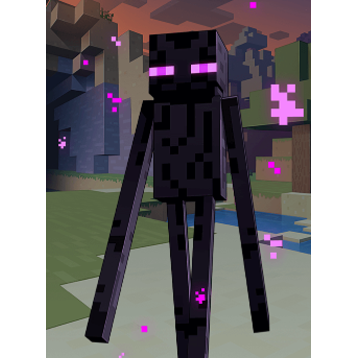 Minecraft Enderman Kids Pullover Hoodie