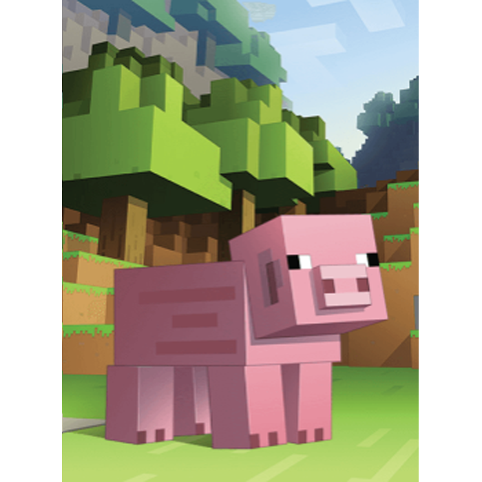 Minecraft Pig Adaptive Wheelchair Cover