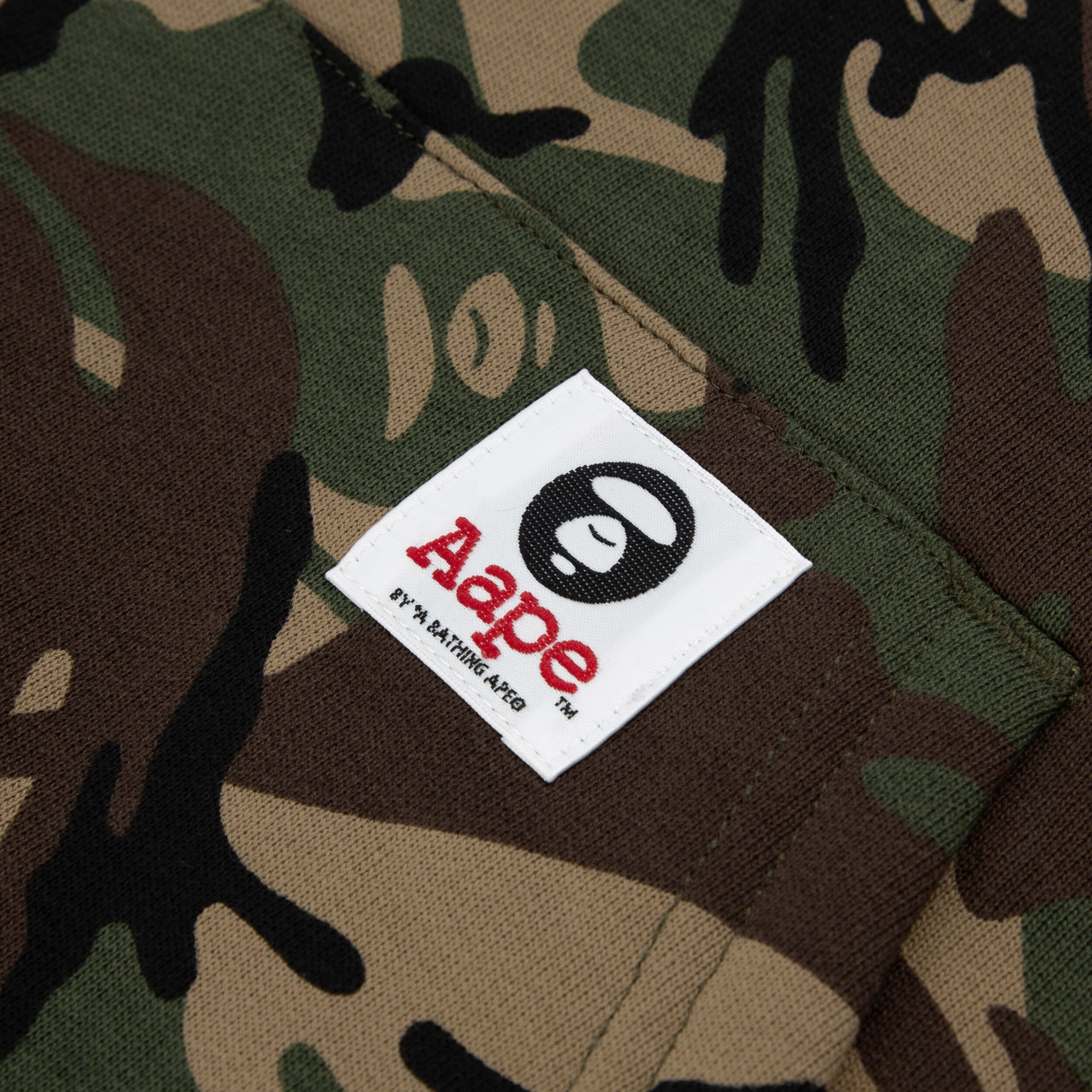AAPE x Minecraft Camouflage Loose Fit Hoodie