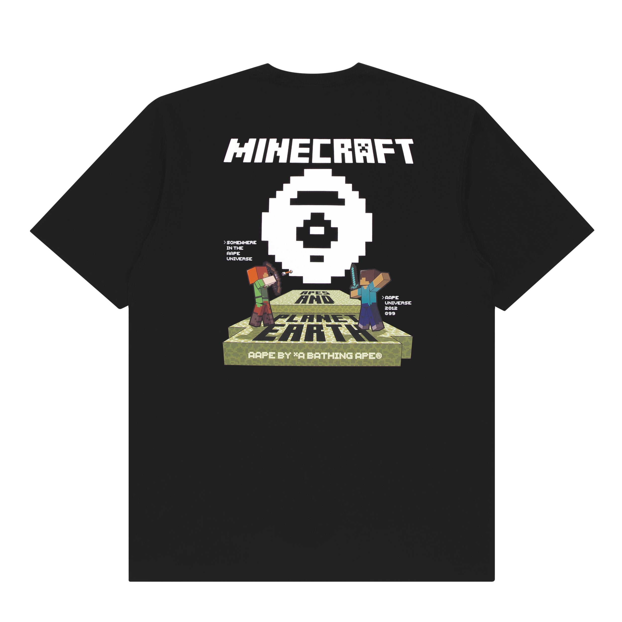 AAPE x Minecraft Logo Boxy Tee