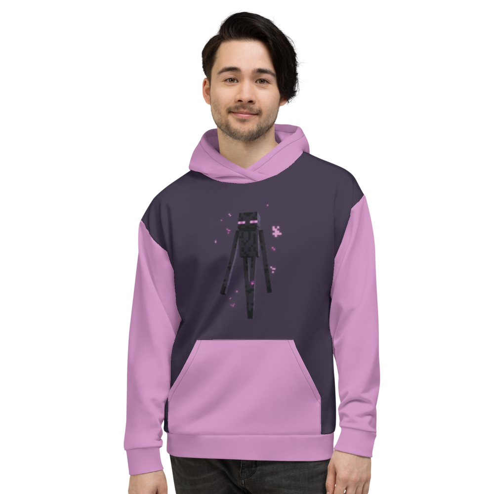 Minecraft Enderman Adult Pullover Hoodie Official Minecraft Shop