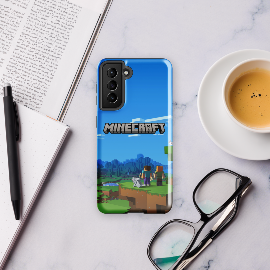 Minecraft Key Art Tough Phone Case - Samsung Minecraft Key Art Tough Phone Case - Samsung