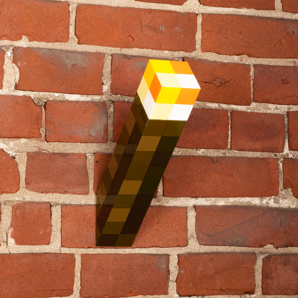 Minecraft Torch Light - 5 Inches Tall | Official Minecraft Shop