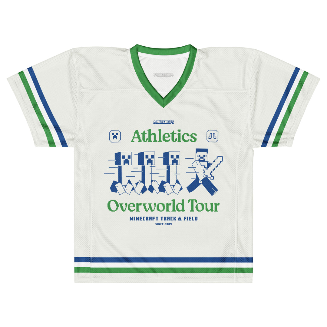 Minecraft Football Jersey Athletics Overworld Tour Personalized