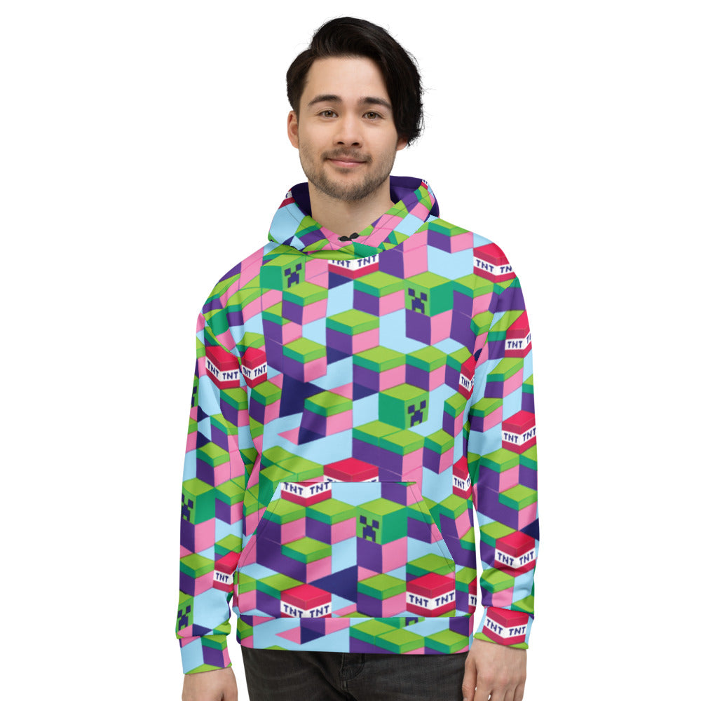 Minecraft Homme Sweat-Shirt à Capuche Noir 116, 76% Coton, 24% Polyester Minecraft Homme Sweat-Shirt à Capuche Noir 116, 76% Coton, 24% Polyester
