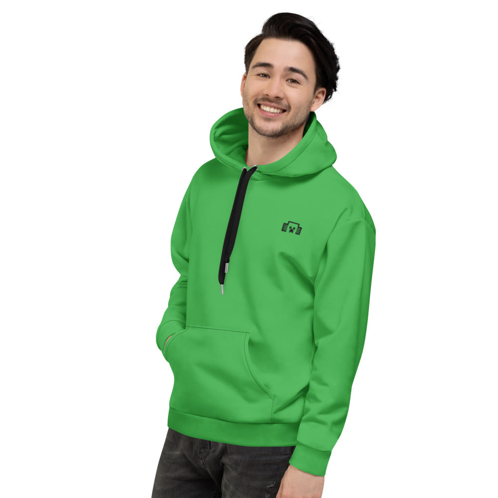 Minecraft Tuned In Green Creeper Adult Hoodie | Official Minecraft