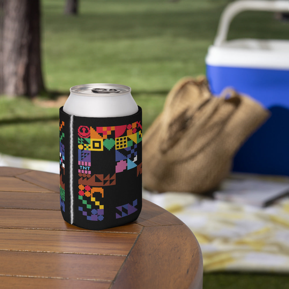 Minecraft Creeper Pride Can Cooler | Official Minecraft Shop Minecraft Creeper Pride Can Cooler | Official Minecraft Shop