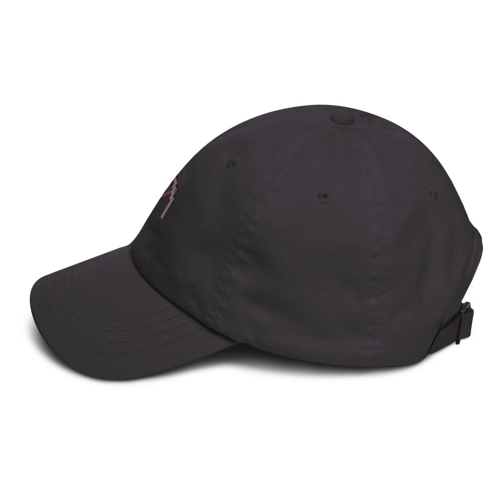 Minecraft Netherite Pickaxe Embroidered Classic Dad Hat | Official