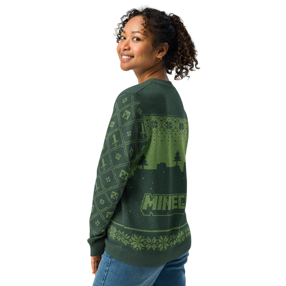 Minecraft Creeper Unisex Knit Sweater | Official Minecraft Shop