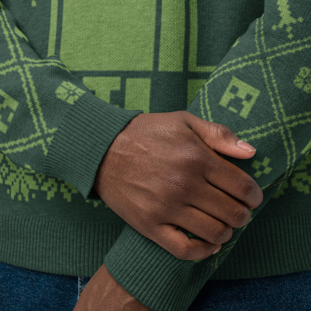 Minecraft Creeper Unisex Knit Sweater | Official Minecraft Shop