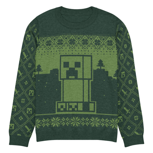 Minecraft Creeper Unisex Knit Sweater | Official Minecraft Shop