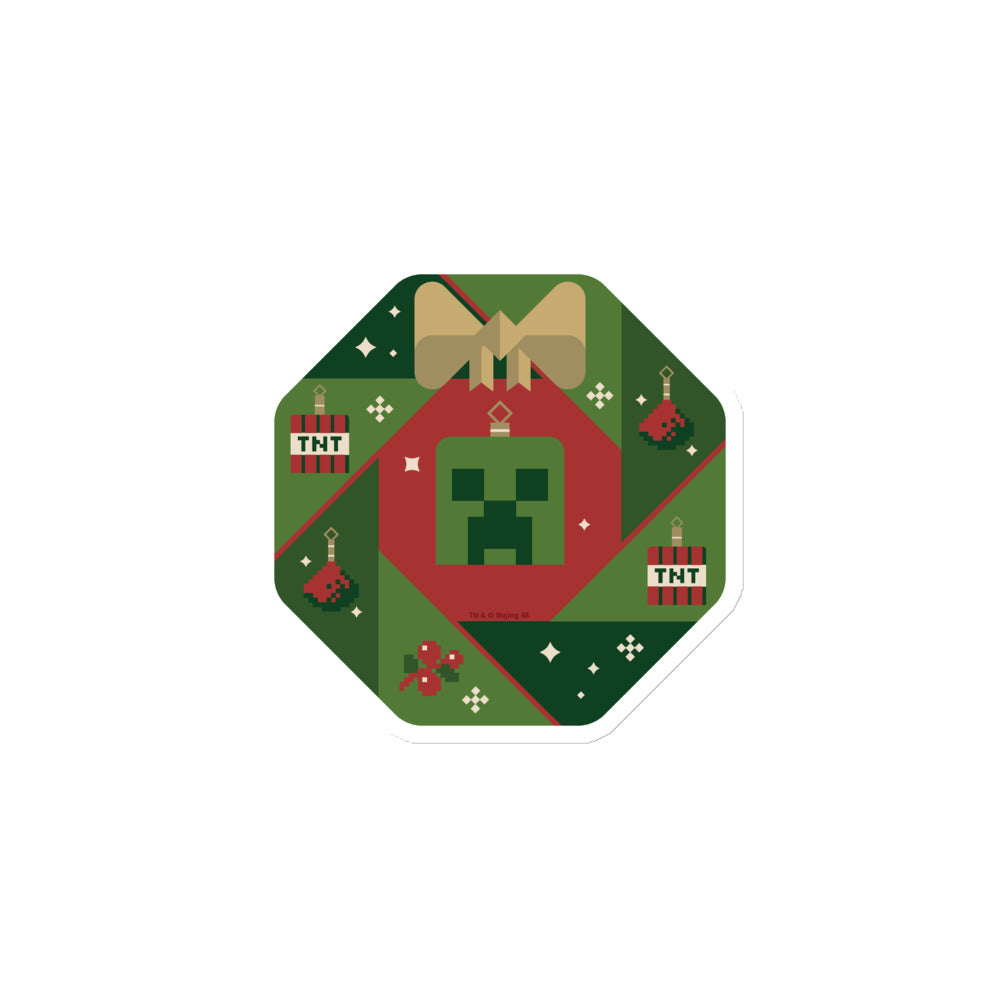 Minecraft Holiday Creeper Die Cut Magnet | Official Minecraft Shop