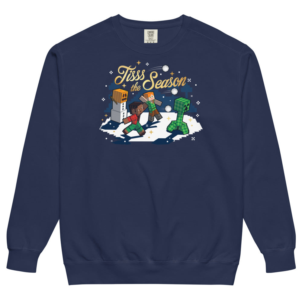 Minecraft Tisss The Season Comfort Colors Sweatshirt | Official