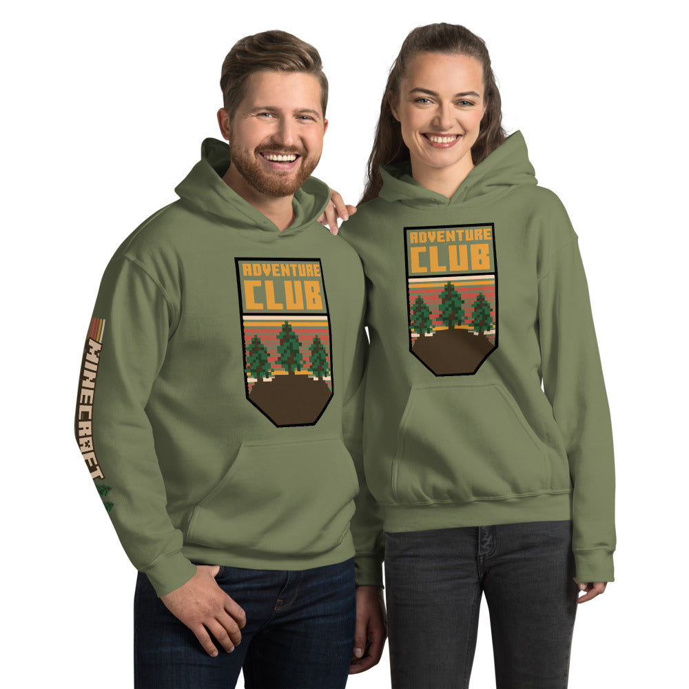 camping hoodie Minecraft Camping Adventure Club Adult Hoodie