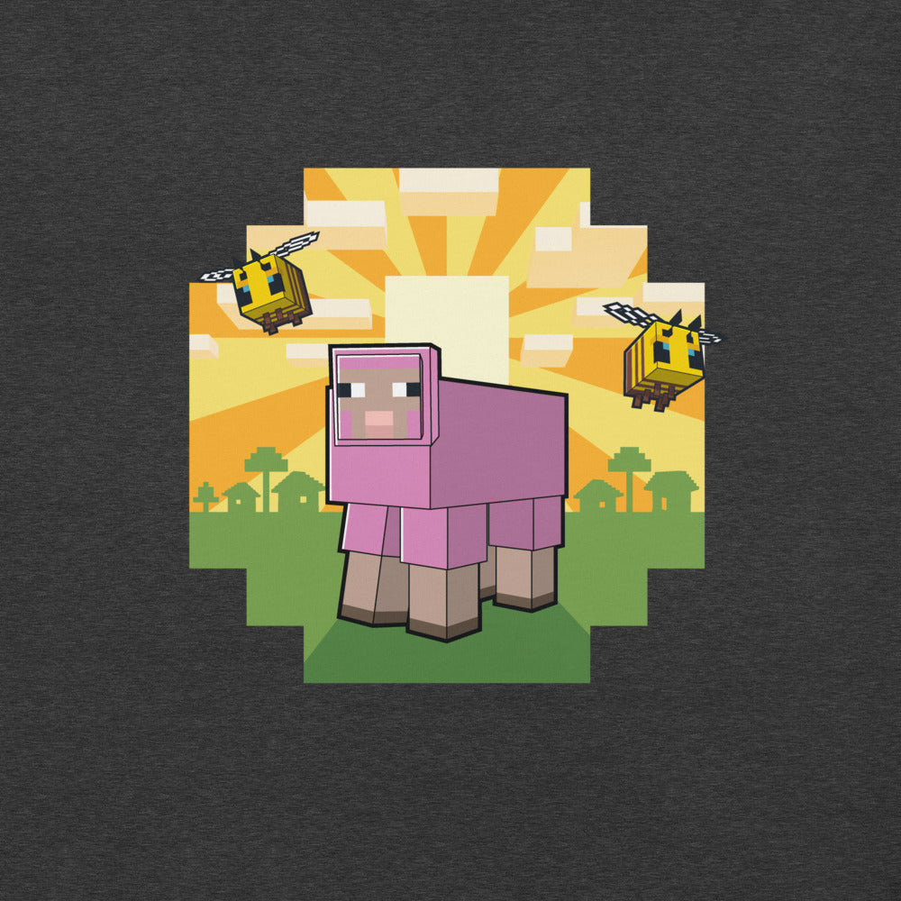 Pink Minecraft Store Minecraft Pink Sheep Adult T-Shirt | Official Minecraft Shop