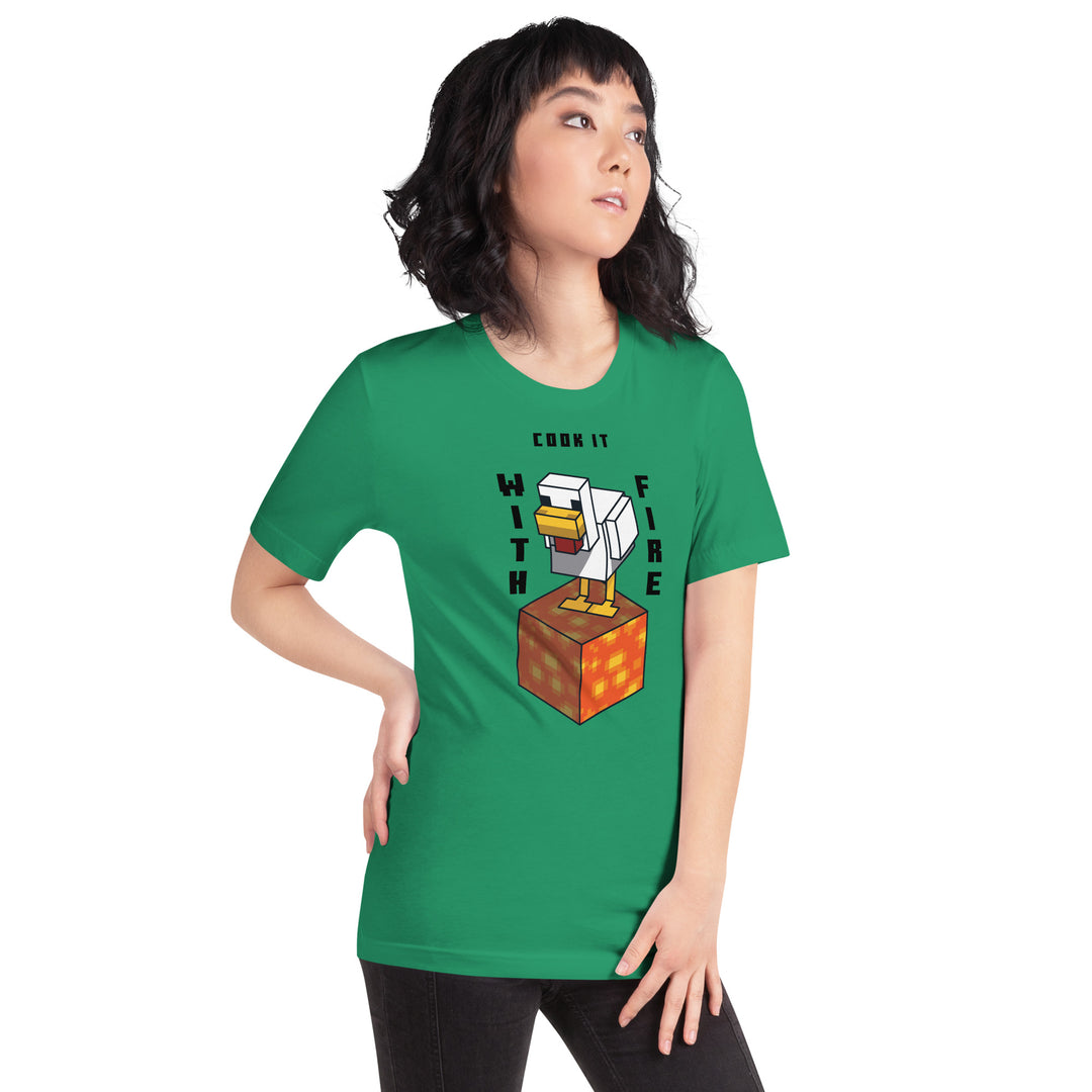 Minecraft T-Shirt Lava Chicken, Cook It | Official Minecraft Shop