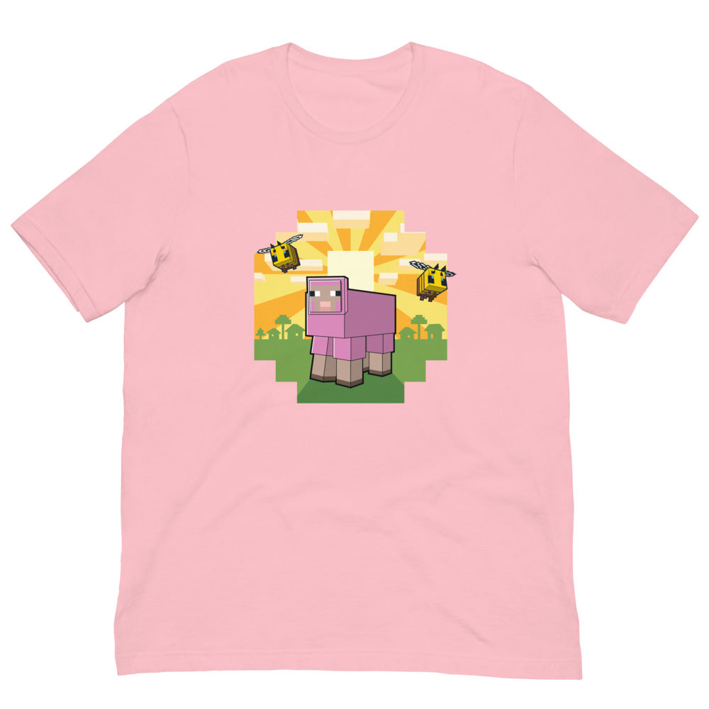 Minecraft Everyday Is An Adventure Kids Pink T-Shirt - Officially Licensed Gaming Apparel
