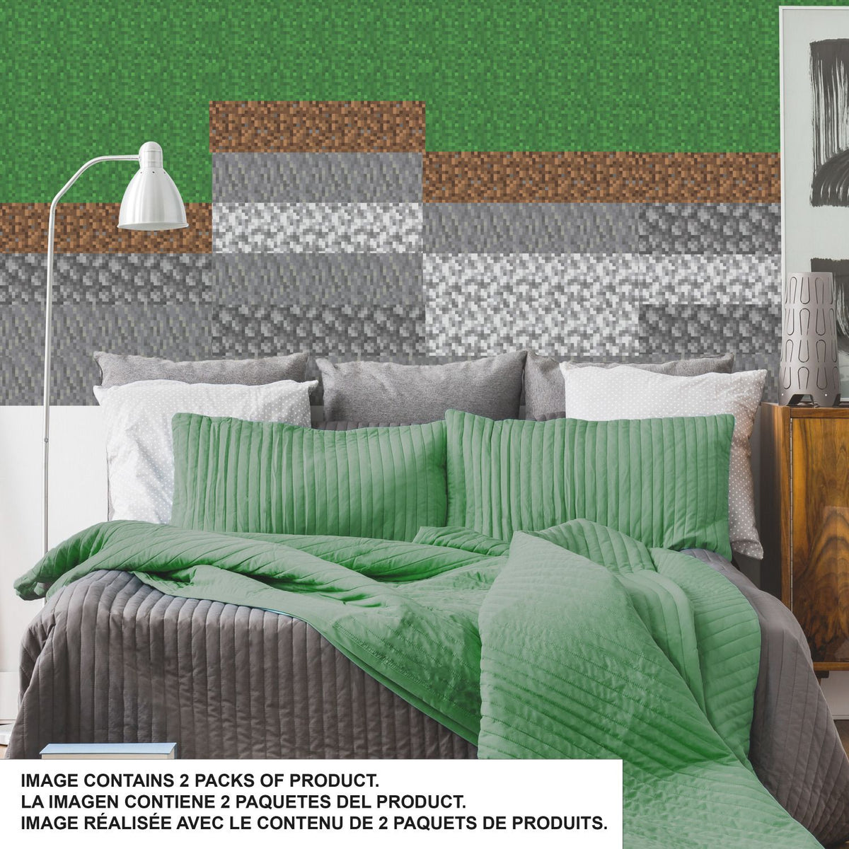 Minecraft Block Strips Wall Decals | Official Minecraft Shop