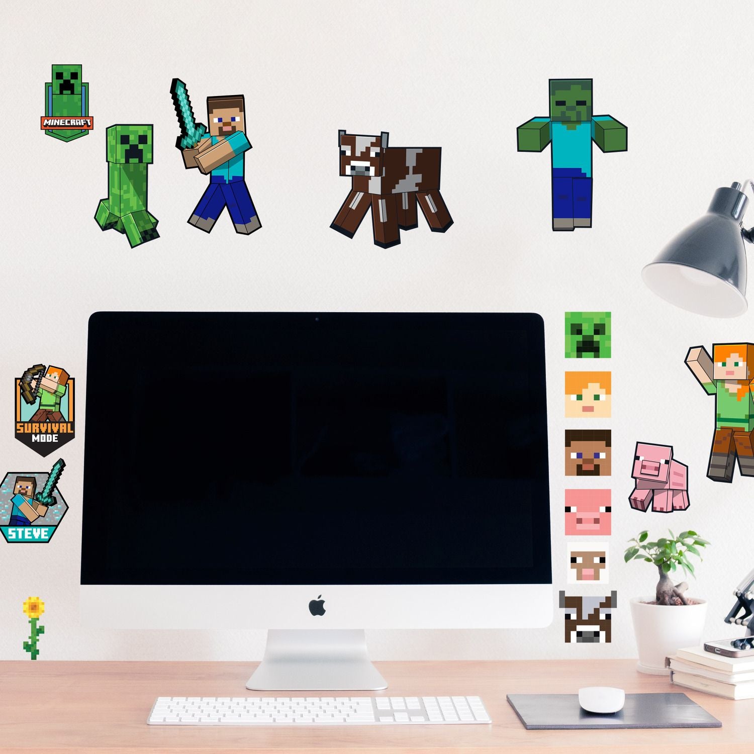 Tuff Sticker Minecraft Minecraft Characters Wall Decals | Official Minecraft Shop
