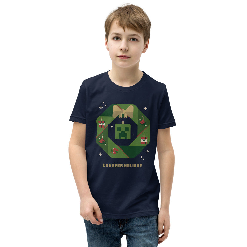 T-shirt Minecraft The Movie Pour Enfant - Blanc 100% Polyester - Neuf Avec étiquettes
