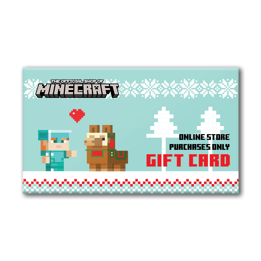 minecraft shop holiday egift card | official minecraft shop