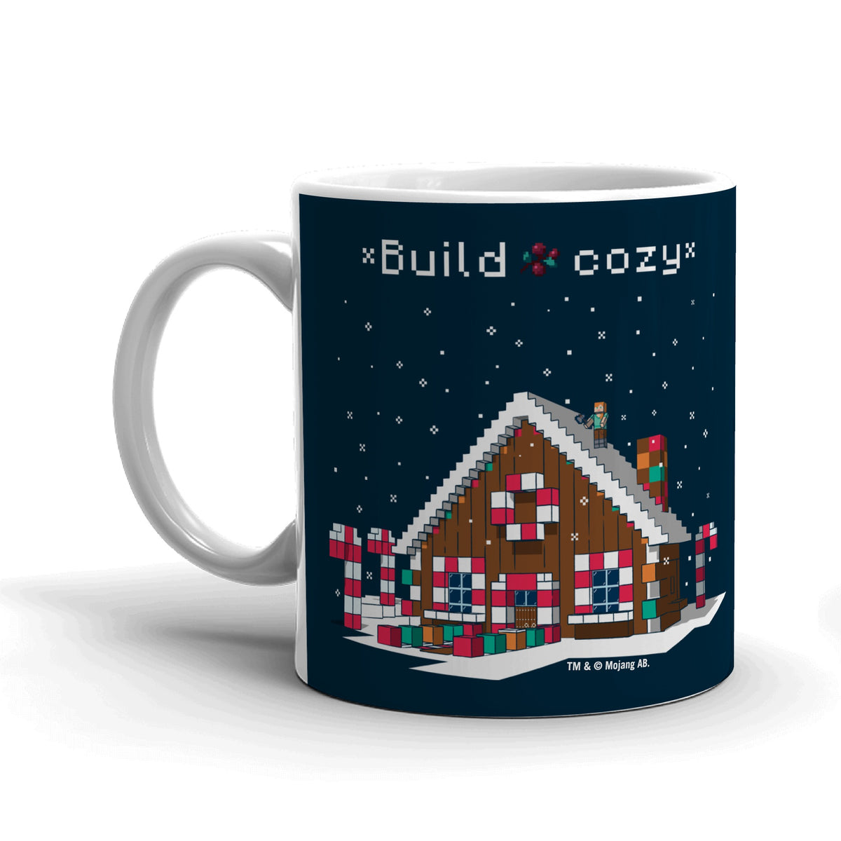 Minecraft Build Cozy White Mug | Official Minecraft Shop
