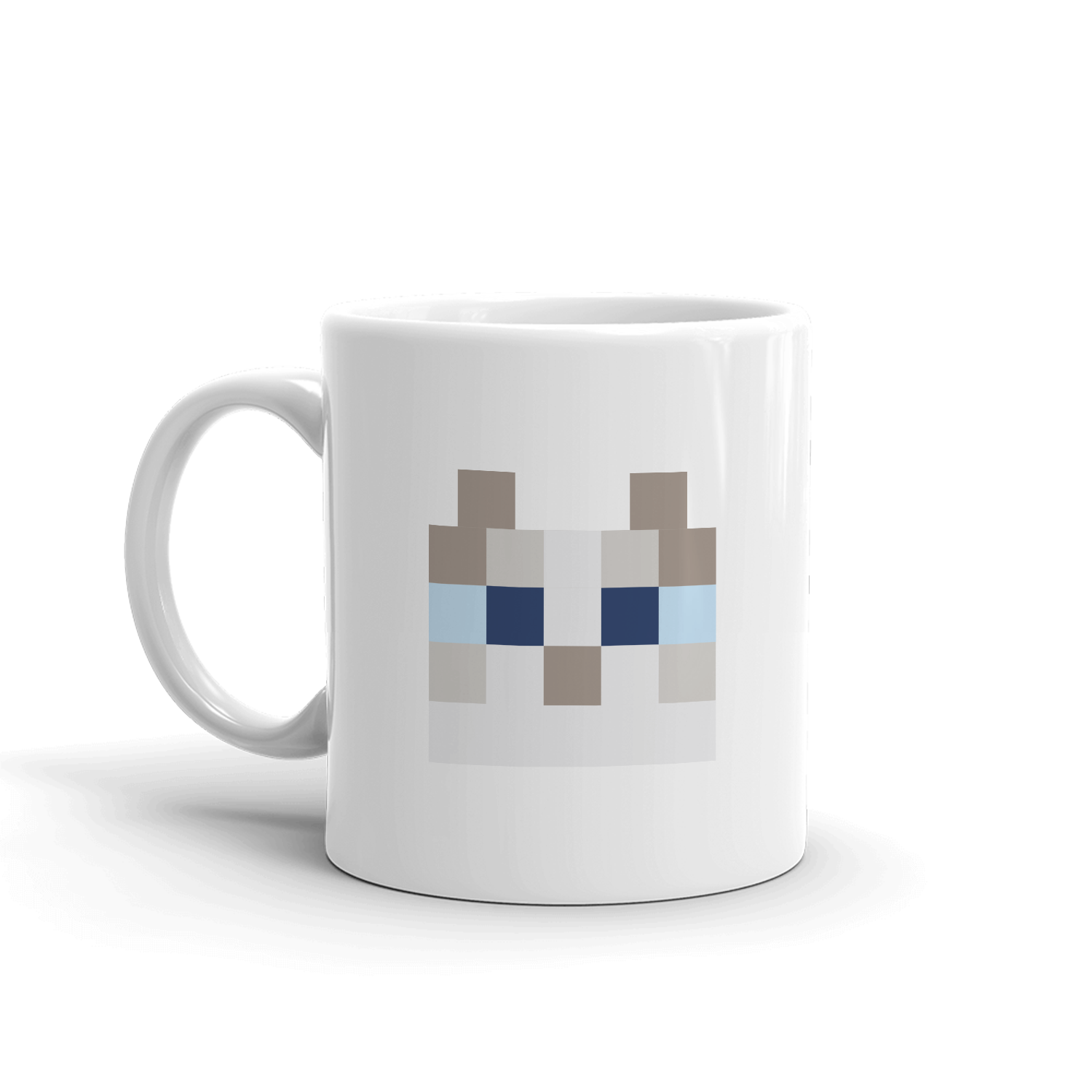 Minecraft Cat White Mug