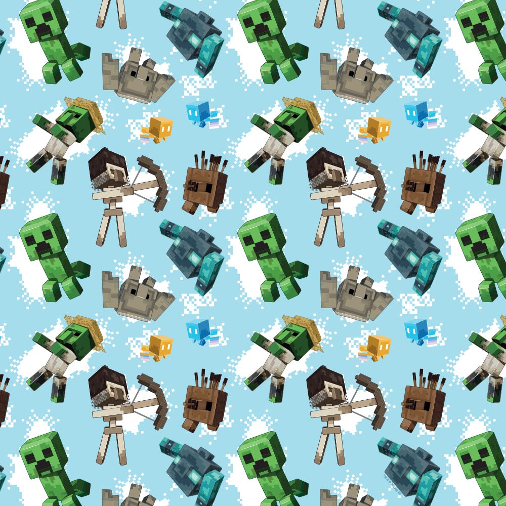 Minecraft Legends Pattern Sherpa Blanket | Official Minecraft Shop