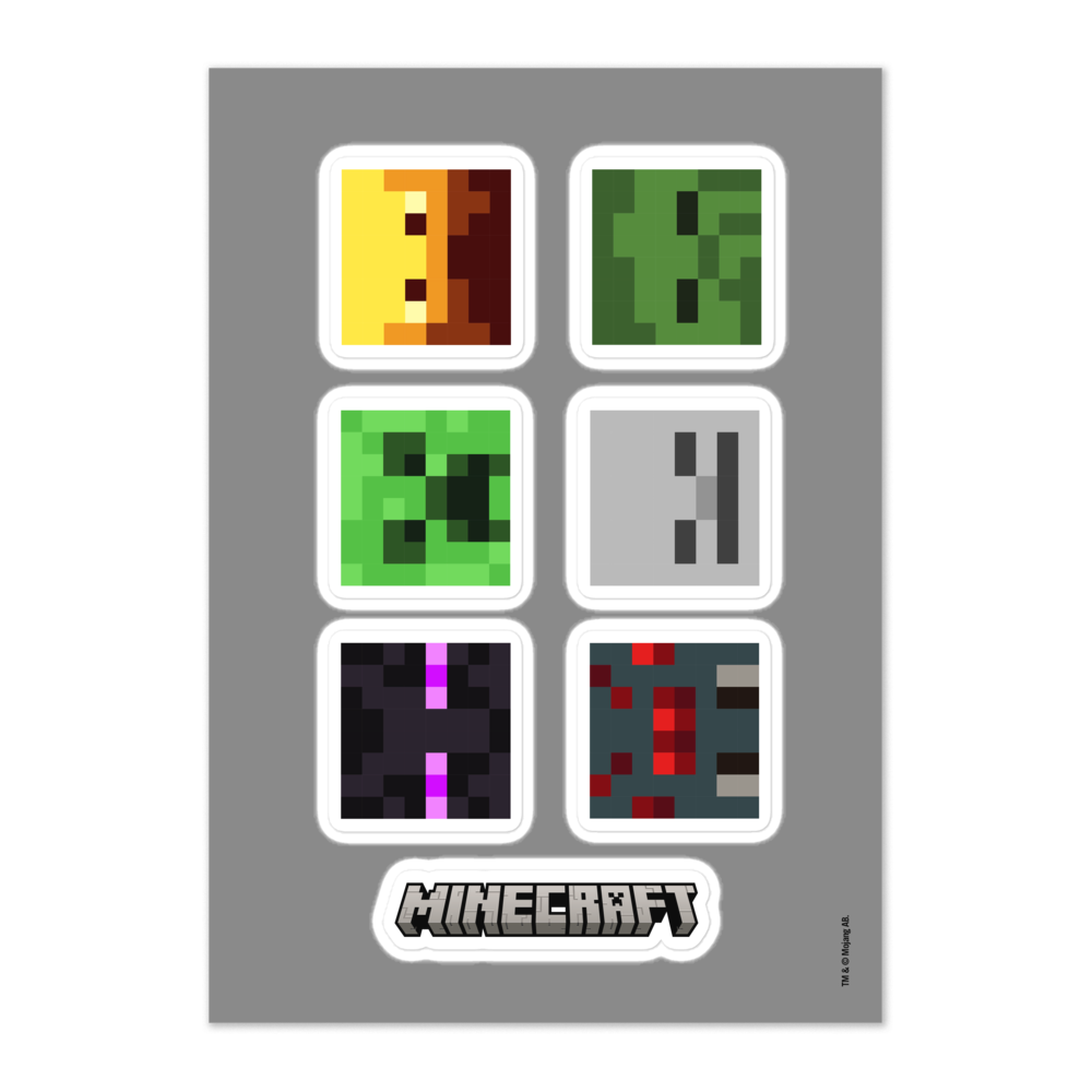 Minecraft Foe Sticker Sheet | Official Minecraft Shop