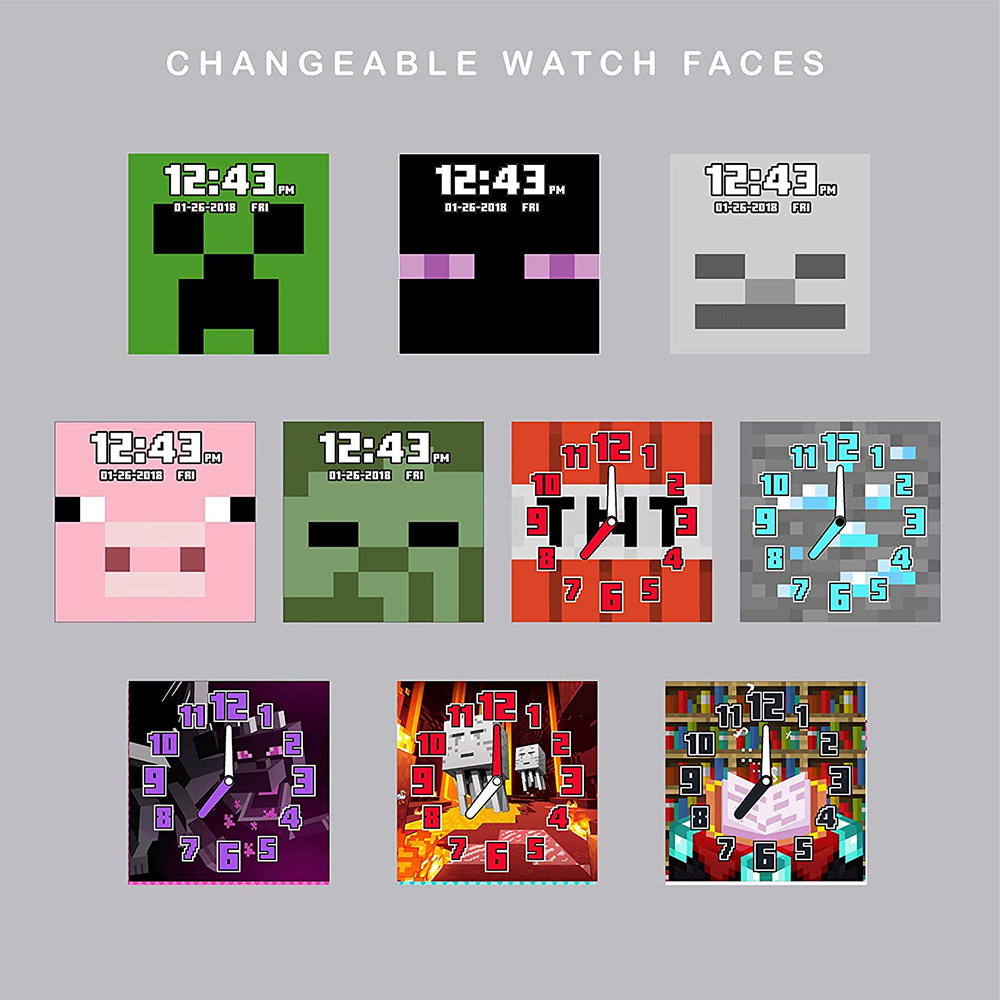 Minecraft Kids Touchscreen Interactive Smart Watch | Official Minecraft ...