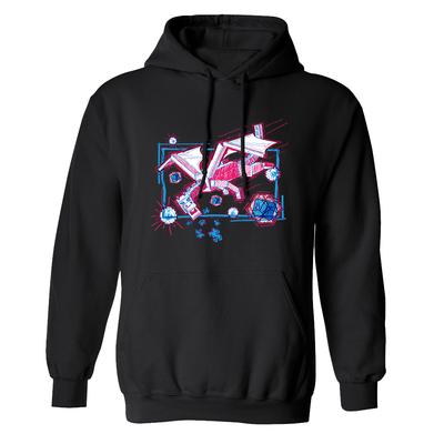 Minecraft Acid Sketch Ender Dragon Pullover Hoodie | Official Minecraft ...