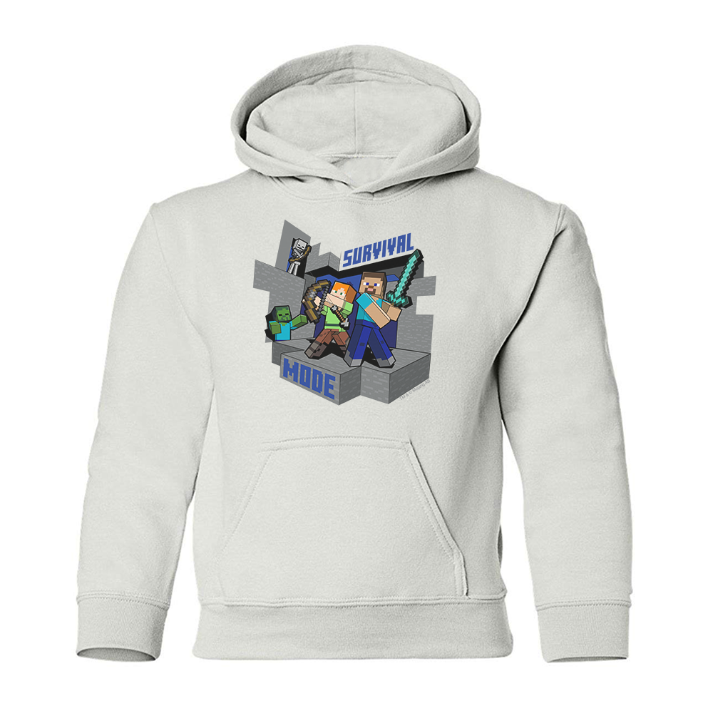 Minecraft Create, Explore, Survive Kids Hooded Sweatshirt | Official ...