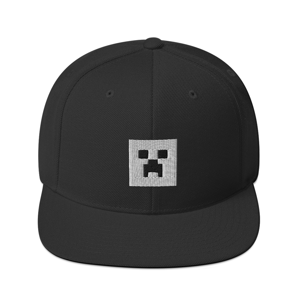 Creeper Costume Minecraft Creeper Snapback Cap - Little Kid