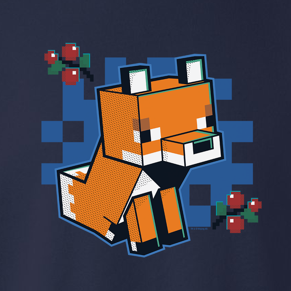 Fox Rug From Minecraft Minecraft Fox Merch | Official Minecraft Shop